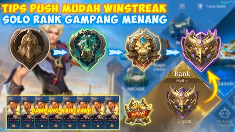 Panduan Push Rank Cepat di Game Kompetitif Strategi Naik Tier Tanpa Stuck